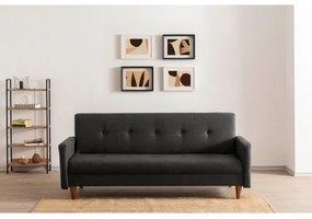 Dvojmiestná pohovka NARA tmavosivá