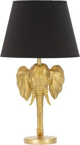 Stolná lampa Elephant 59 cm čierno-zlatá