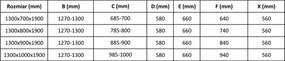 Mexen Apia, sprchový kút s posuvnými dverami 130 (dvere) x 90 (stena) cm, 6mm číre-pásy sklo, chrómový profil, 840-130-090-01-20