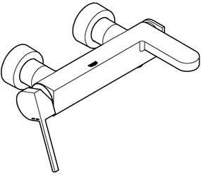 GROHE 33553AL3 - Vaňová batéria PLUS grafit