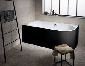 Polysan Polysan, CASCATA R MONOLITH obdĺžniková vaňa 180x80x60cm, kaskáda nerez, 73836MR.100