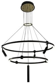 LED Stmievateľný luster na lanku LED/140W/230V 3000-6500K + diaľkové ovládanie