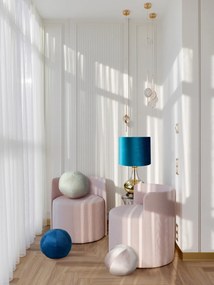 DEKORAČNÝ VANKÚŠ GAJA4 (FI) 24 CM TMAVOMODRÁ