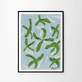 Moikka Plagát Green Mill by Ojuna Njama Petersen 21x29,7 (A4)