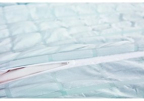 Svetlosivé krepové obliečky na jednolôžko 140x200 cm Naomi – My House