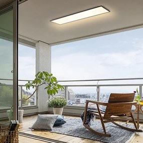 Brilagi - LED Stropné svietidlo SLIMFRAME LED/58W/230V 120x30 cm čierna