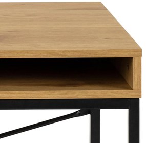 Actona Písací stolík Seaford 140 - dub divoký / čierna