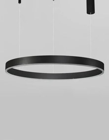 LED luster Motif 80 čierne stmievateľné