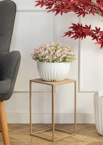 STOJAN NA KVETINÁČ SIMPLE 40X24X24 CM BÉŽOVÁ