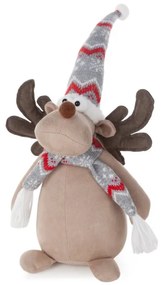 Vianočná dekorácia DOLL 104 A béžová / strieborná