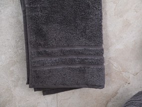 2x osuška Comfort 70x140 cm tmavosivá, 100% bavlna