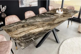 Rozkladací jedálenský stôl Marvelous 43843 180/220/260x90cm Ceramik taupe marble - Komfort-nábytok