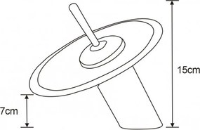 Mexen Niagara umývadlová batéria, zlatá-čierna, 745600-57