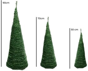 Foxigy Vianočný stromček kužeľ 110cm green