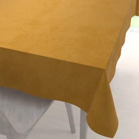 Biante Zamatový obdĺžnikový obrus Velvet Premium SVP-047 Horčicový 60x100 cm