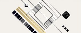 Obraz - Geometrické tvary N⁰6 (120x50 cm)