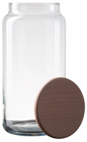 Sklenená nádoba s vekom 1,3 l -  Basic Kitchen - 593767