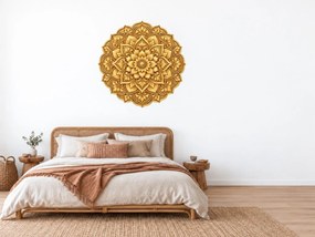 Zlatá mandala arch 75 x 75 cm