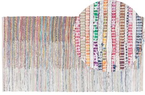 Bavlnený koberec 80 x 150 cm viacfarebný MERSIN Beliani