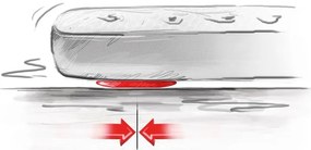 High Peak Nafukovací matrac Cross Beam (Single)  (100236834)