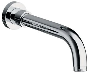 Nástenná výtoková hubica v lesklej striebornej farbe – Sapho