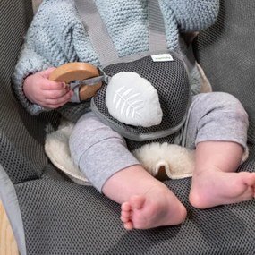 Ingenuity - Detské vibrujúce lehátko EVERY SEASON WESLEY 3xC sivé