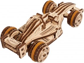 Ugears 3D mechanické puzzle Pretekár compact racer 90 ks