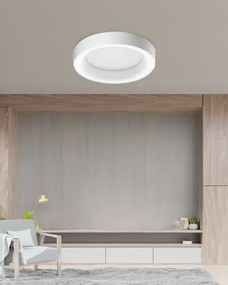 LED stropné svietidlo Sovana 55 CCT biele s diaľkovým ovládačom