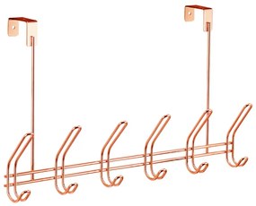 Kovový vešiak na dvere v medenej farbe 48 cm Classico – iDesign