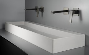 Deante Umývadlo na dosku Blur 80x40 cm - CQB AU8S, granit, alabaster