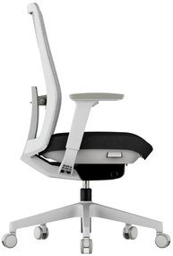OFFICE MORE -  OFFICE MORE Kancelárska stolička K10 WHITE čierna