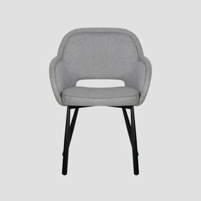 Jedálenská stolička CAMPEA sivá 742064