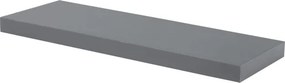 Nástenná polica sivá P-001 GREY lesk