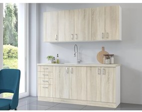 Kuchynská linka Sara sonoma 180 cm bez dosky