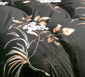 Bavlnené obliečky Homa ODETA DARK GREY 7-dielna sada 140x200 cm