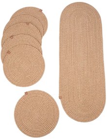 Podložka pod tanier AURA béžová (7 ks)