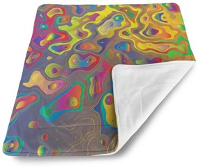 Sablio Deka pre bábätko Farebné škvrny - 90x120 cm