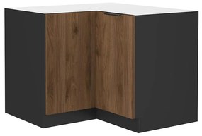 Kuchynská skrinka Monza orech okapi 90x90 Dn 2f bb
