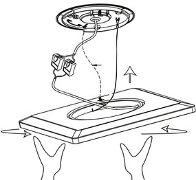 Eglo 900094 - LED RGBW Stmievateľné stropné svietidlo ROVITO-Z LED/16,5W/230V čierna
