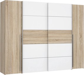 XXXLutz ŠATNÍKOVÁ SKRIŇA, biela, dub sonoma, 270/210/61 cm Carryhome - Skrine - 000687059101