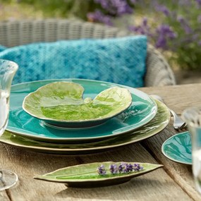 Zelená kameninová miska Costa Nova Riviera, 17 x 17,6 cm