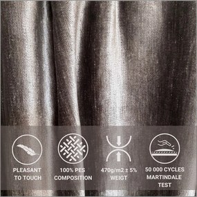 Hnedá čalúnená dvojlôžková posteľ s úložným priestorom s roštom 160x200 cm Aruba L – Maison de Rêve