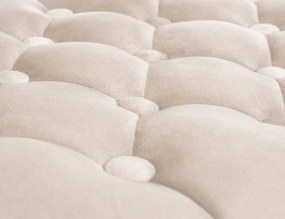 Barová stolička Dublin - zamat, chróm rám - Krémová