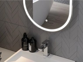 Mexen Bono, LED kúpeľňové zrkadlo s podsvietením 45 x 120 cm, 6000K, ochrana proti zahmlievaniu, 9816-045-120-611-00