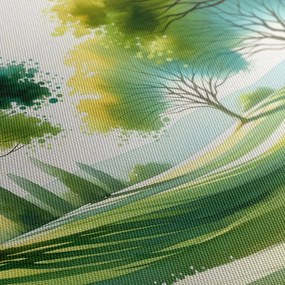 Obraz krajina so stromami