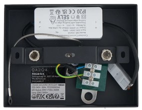 Moderné prisadené bodové svietidlo čierne vrátane stmievateľnej LED - Apollo