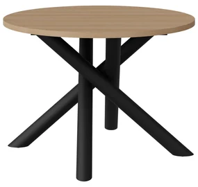Okrúhly jedálenský stôl 110 cm Ossla (dub lindberg). Vlastná spoľahlivá doprava až k Vám domov. 1116739