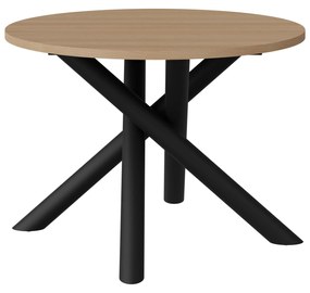 Okrúhly jedálenský stôl 110 cm Ossla (dub lindberg). Vlastná spoľahlivá doprava až k Vám domov. 1116739