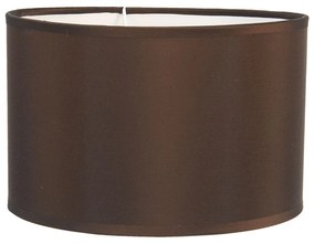 Hnedé textilné tienidlo na lampu Godard - Ø 25*16 cm