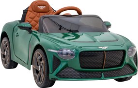 Ramiz Bentley Bacalar batériové auto pre deti Zelené + diaľkové ovládanie + EVA + pomalý štart + LED Audio